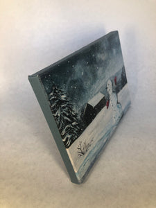 "Red Mittens" Canvas