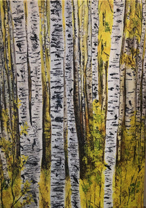 "Autumn Aspens" Canvas