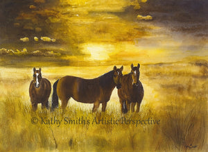 "Twilight Pasture" Print
