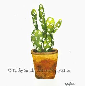 "Petite Cactus" Print